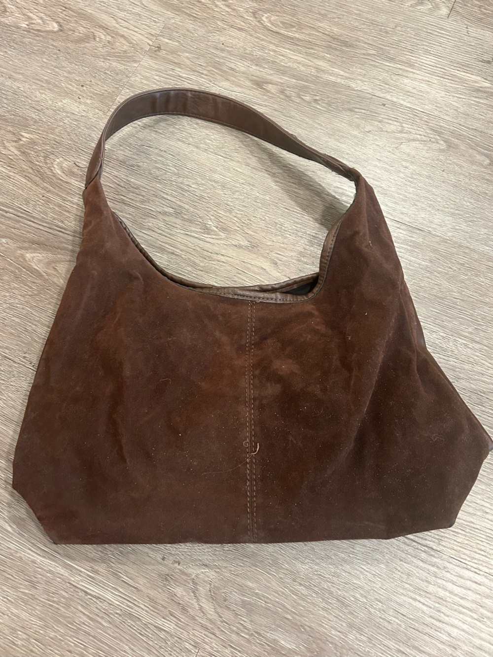 Brown Suede purse - Shoulder Bag